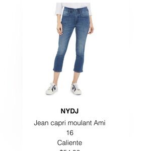 NWT NYDJ caliente capri